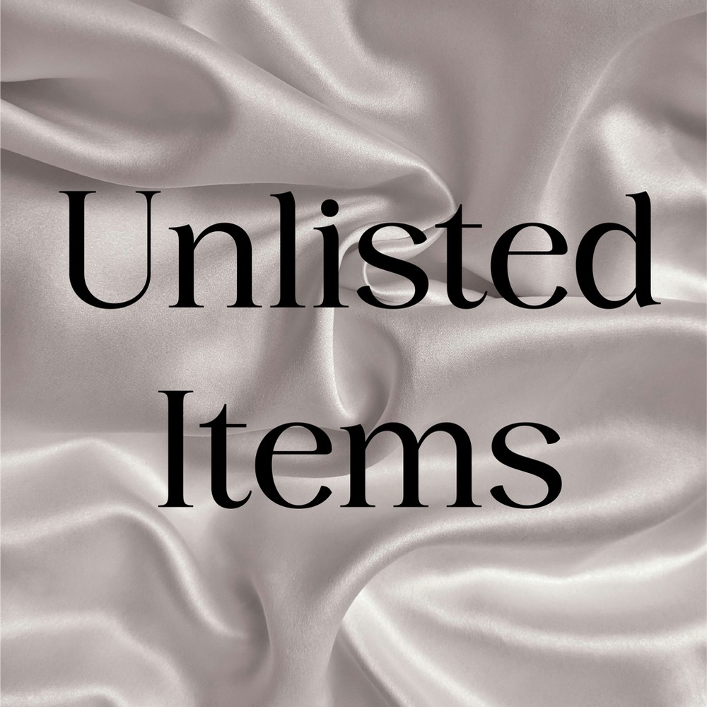 Live Show Unlisted Jewelry & Accessory Listing